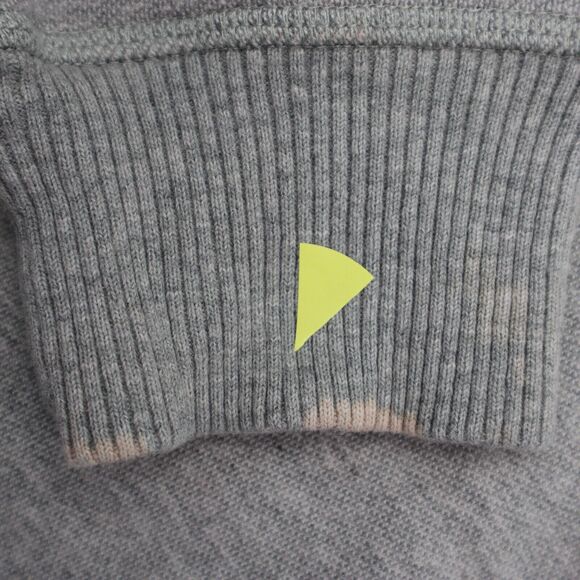 Mark Law Sweater Mens L Gray Long Sleeve Collared Button Pocket Knit Pullover - Picture 11 of 16